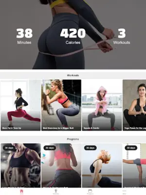 Abs, Butt & Thighs Workout android App screenshot 3