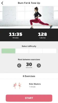 Abs, Butt & Thighs Workout android App screenshot 4