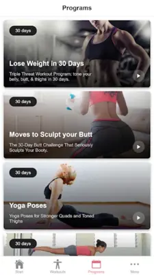 Abs, Butt & Thighs Workout android App screenshot 7